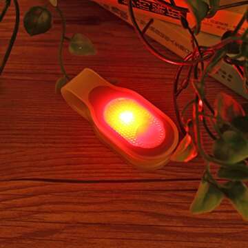 ALONEFIRE Nightlight Nursing Night Light LED Clip on Flashlight Hands Free 3 Modes Safety Light Magnetic Surfaces Emergency with Mini Screwdriver for Clothing Home Dog Walking Running Hiking