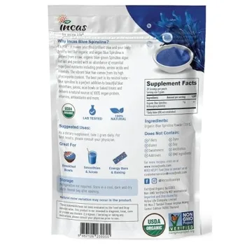 Organic Blue Spirulina Powder for Vibrant Cooking