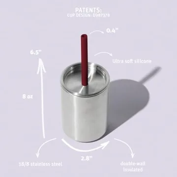Avanchy Stainless Steel Baby Sippy Cup - Spill-Proof Design