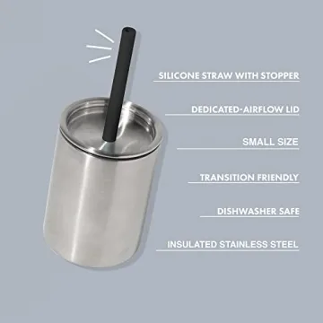 Avanchy Stainless Steel Baby Sippy Cup - Spill-Proof Design