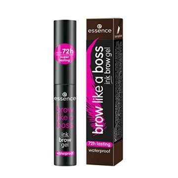 essence | Brow Like A Boss Brow Gel | Waterproof & Smudge Proof Tinted Brow Gel | Vegan & Cruelty Free, Paraben Free (03 | Dark Brown)