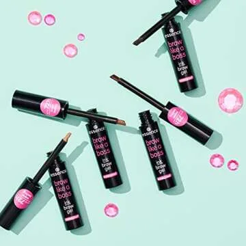 essence | Brow Like A Boss Brow Gel | Waterproof & Smudge Proof Tinted Brow Gel | Vegan & Cruelty Free, Paraben Free (03 | Dark Brown)