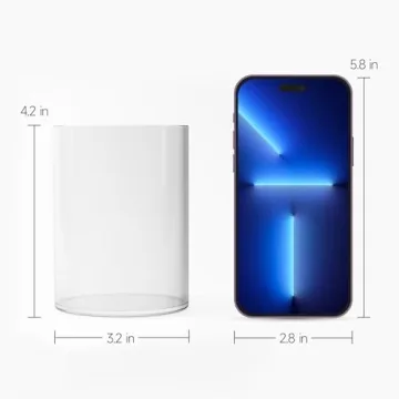 DreamShore Acrylic Pen Holder - Stylish Desk Organizer