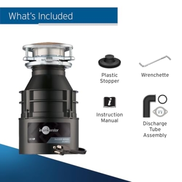 InSinkErator Badger 5 Garbage Disposal - Alpha 1/2HP Efficiency