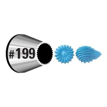 Wilton No.199 Star Decorating Tip for Incredible Cakes