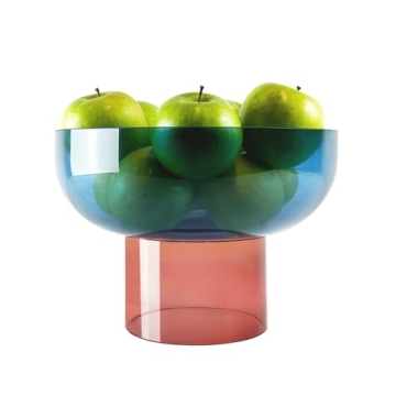 Cloudnola Decorative Glass Bowl - Versatile & Vibrant