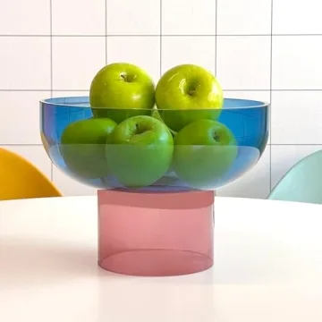 Cloudnola Decorative Glass Bowl - Versatile & Vibrant