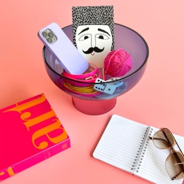 Cloudnola Decorative Glass Bowl - Versatile & Vibrant