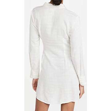 L*Space LSpace Women's Daydream Tunic, Cream, White, M