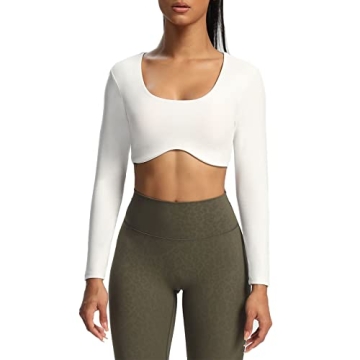 Stylish Aoxjox Long Sleeve Crop Tops for Women