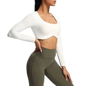 Stylish Aoxjox Long Sleeve Crop Tops for Women