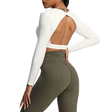 Stylish Aoxjox Long Sleeve Crop Tops for Women