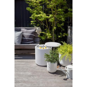 Veradek Outdoor Cooler Side Table - 2-in-1 Patio Decor & Bar