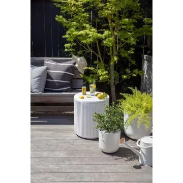 Veradek Outdoor Cooler Side Table - 2-in-1 Patio Decor & Bar