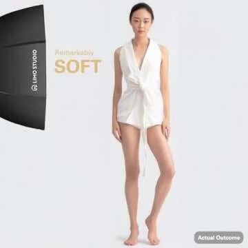 LimoStudio 27" Softbox Kit with Adjustable LED Lighting
