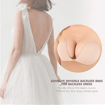 MINIYA 2025 Push Up Sticky Bra 2 Pack for All Occasions