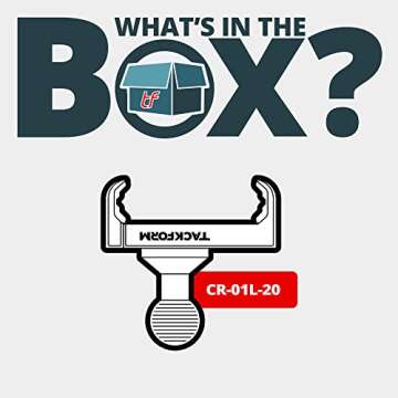 Tackform Enduro 20LITE Phone Holder - Spring Tension Optimized for in Vehicle Use, Truck and Fleet, Rock Crawling | 20mm Aluminum Ball