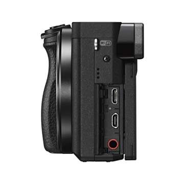 Sony Alpha a6300 Mirrorless Camera: Interchangeable Lens Digital Camera with APS-C, Auto Focus & 4K Video - ILCE 6300 Body with 3” LCD Screen - E Mount Compatible - Black (Includes Body Only)