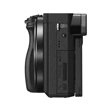 Sony Alpha a6300 Mirrorless Camera: Interchangeable Lens Digital Camera with APS-C, Auto Focus & 4K Video - ILCE 6300 Body with 3” LCD Screen - E Mount Compatible - Black (Includes Body Only)