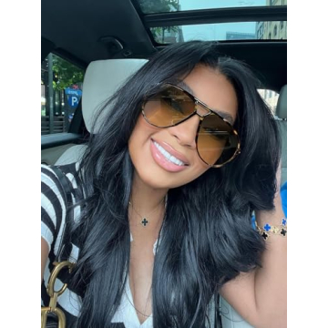 GUVIVI Retro Aviator Sunglasses Stylish UV Protection All Ages