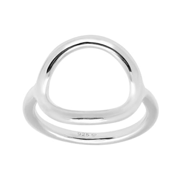 Silpada High-Polished Sterling Silver 'Karma' Ring for Women, Size 6, Unique Gift Idea