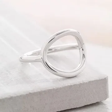 Stylish Silpada Karma Ring in High-Polished Sterling Silver