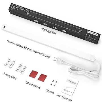 MYPLUS 16 Inch Under Cabinet Lights with Wave Control