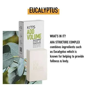 KMS ADDVOLUME Solid Shampoo for Fine Hair Care