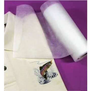 World Weidner No Show Polymesh Plus Soft Cut Away Embroidery Stabilizer Backing Medium Weight (12" b...