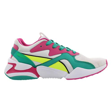 PUMA Nova Mesh Sneakers White Spectra Green Fuchsia Purple