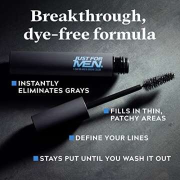 Just for Men 1-Day Beard & Brow Color for Fuller Look