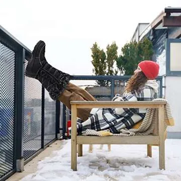 DREAM PAIRS Women's Faux Fur Lined Winter Boots