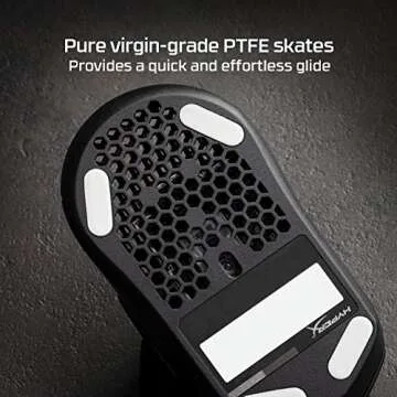 HyperX Pulsefire Haste – Gaming Mouse – Ultra-Lightweight, 60g, Honeycomb Shell, Hex Design, HyperFlex USB Cable, Up to 16000 DPI, 6 Programmable Buttons - White/Pink