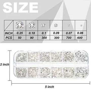 2040 Flat Back Rhinestones for Craft and Design