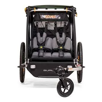 Burley Encore 2 Seat Bike Trailer Stroller for Families
