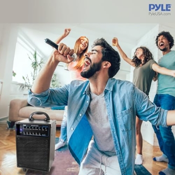 Pyle 400W Bluetooth Portable PA System with Rechargeable Battery
