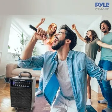 Pyle 400W Bluetooth Portable PA System with Rechargeable Battery