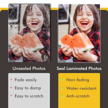 Koala Laminating Pouches - 100 Clear Thermal 3 Mil Sheets