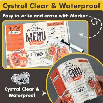 Koala Laminating Pouches - 100 Clear Thermal 3 Mil Sheets