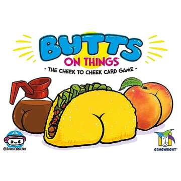 Gamewright - Butts On Things - The Cheek to Cheek Card Game - for Kids Ages 8 and Up - Perfect for F...