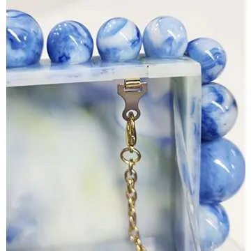 URAWOW Acrylic Evening Handbag for Women - Elegant Clutch