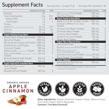 Kaged Organic Greens Superfood Powder, Outlive100