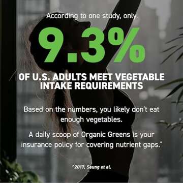 Kaged Organic Greens Superfood Powder, Outlive100