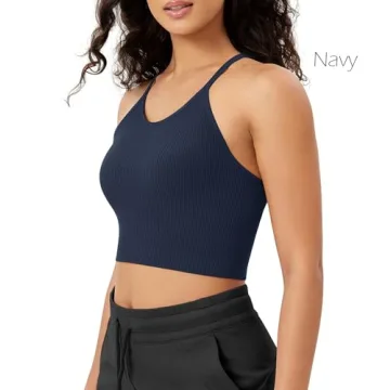 Stylish ODODOS Women's Rib-Knit Crop Tank Tops for All