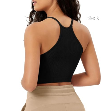 Stylish ODODOS Women's Rib-Knit Crop Tank Tops for All