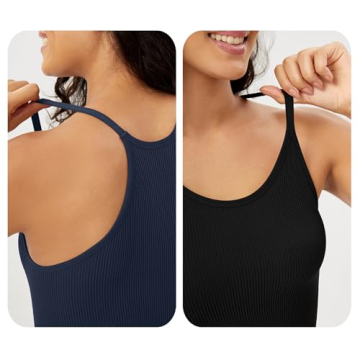 Stylish ODODOS Women's Rib-Knit Crop Tank Tops for All