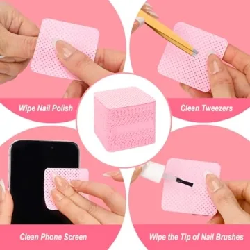 Lint Free Nail Wipes 540PCS for Perfect Nail Care