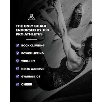 FrictionLabs Magic Chalk Ball, 2.2 oz - Premium Gym Chalk In Refillable Sock - Non Toxic - Great for Climbing, Gymnastics, Weightifting, Crossfit, Pool, Training