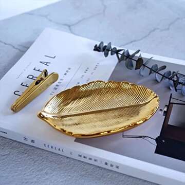 Soddeph Moon Ceramic Jewelry Tray - Elegant & Functional