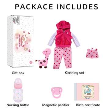Lifelike Reborn Baby Doll for Kids, Perfect Gift Set